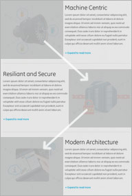 GE Software web page thumbnail
