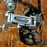 Drlled and milled derailleur
