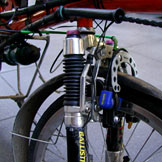 Substantial suspension evens out the ride
