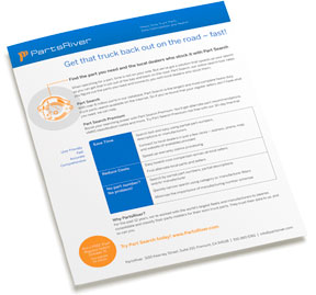 PartsRiver data sheet