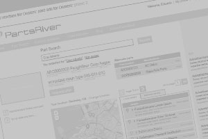 PartsRiver search flow wireframe